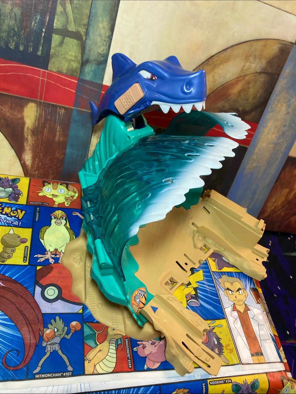 HOT WHEELS SHARK BEACH BATTLE PLAY SET